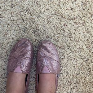 Pink Glitter TOMS